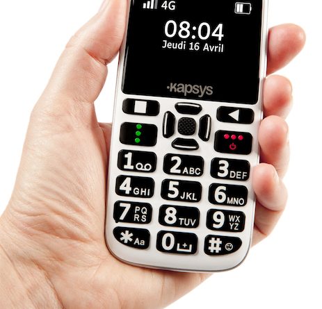 Téléphone adaptés pour séniors et malvoyant, le MiniVIsion 2